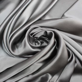 Pure Silk Fabric- Grey