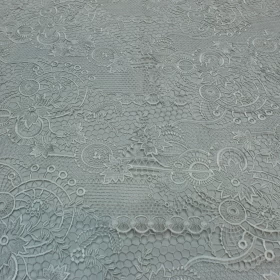 White embroidery lace Fabric - 028