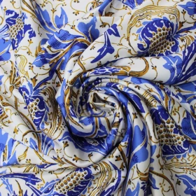 Pattern Silk Fabric-0040