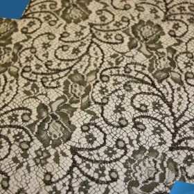 French Lurex Lace Fabric - 082