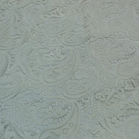 White Hard Lace Fabric - 001