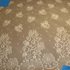 White French Lace - Fabric