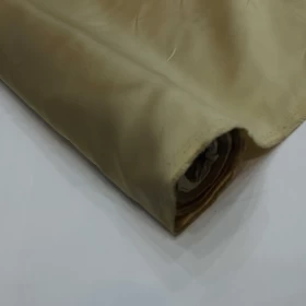 Single Face Beige Satin Duchesse Fabric - 003