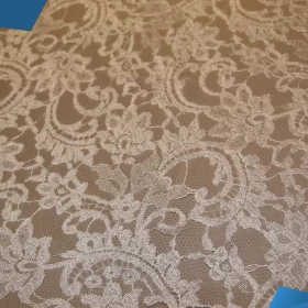 White French Lace - Fabric