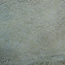 White Hard Lace Fabric - 003