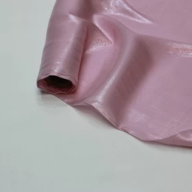 Plain Pink Lurex Chiffon Fabric - 010