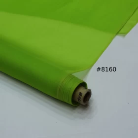 Bright Lime Green Organza Fabric- 048