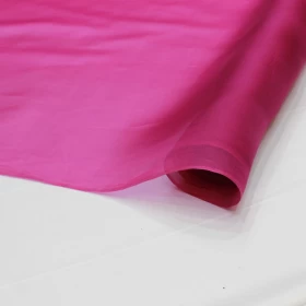 Plain Organza Pink Fabric - 007