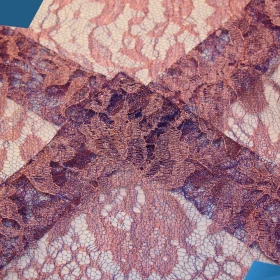 Cosmic Purple French Lace - Fabric