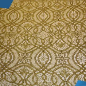 French Lurex Lace Fabric - 027