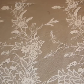 White French Lace - Fabric