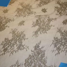 French Lurex Lace Fabric - 005