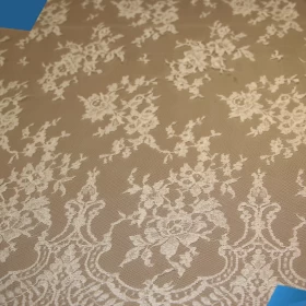 White French Lace - Fabric