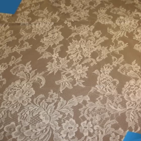 White French Lace - Fabric