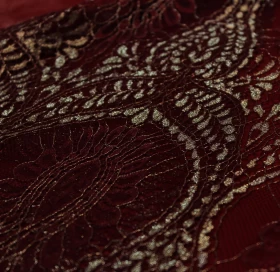 Lace Fabric -Red