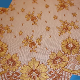 French Lurex Lace Fabric - 030