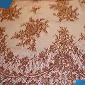 French Lurex Lace Fabric - 024