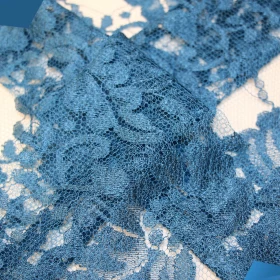 Blue  French Lace - Fabric