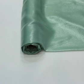 Plain Oxley Green Lurex Chiffon Fabric - 007