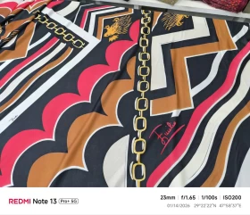 Pattern Silk Fabric-0086