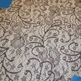 French Lurex Lace Fabric - 004