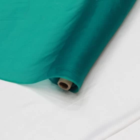 Plain Organza Green Fabric - 009