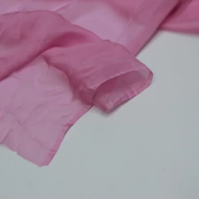 Strikemaster Pink Chiffon Pure silk Fabric - 030