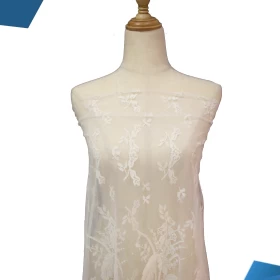 White French Lace - Fabric