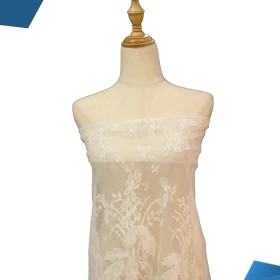 White French Lace - Fabric