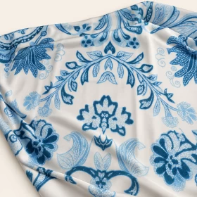 Pattern Silk Fabric-104