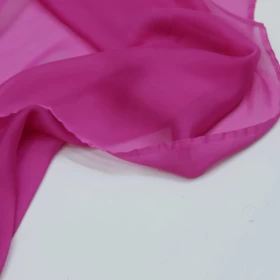 Hopbush  Chiffon Pure silk Fabric - 038