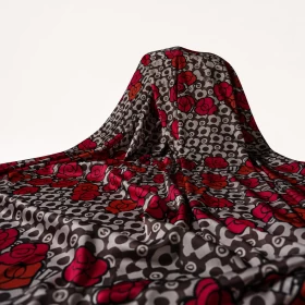 Pattern Silk Fabric-73