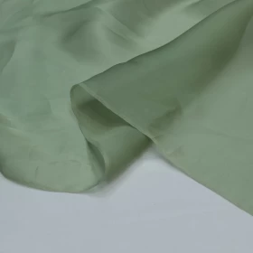 Viridian Green Organza Fabric- 069