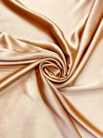 Pure Silk Fabric-Beige