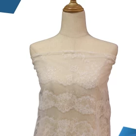 White French Lace - Fabric