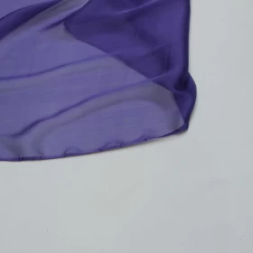 Kimberly Purple Chiffon Pure silk Fabric - 080