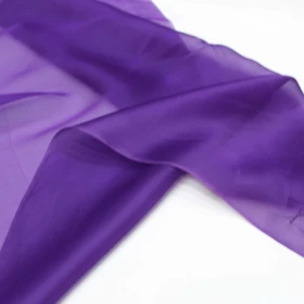 Butterfly Bush Purple Organza Fabric- 085