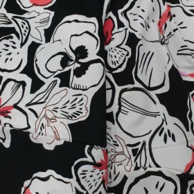 Pattern flower Stretch Fabric - 010