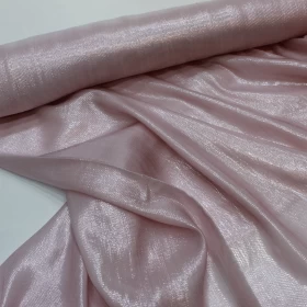 Plain Shady Pink Lurex Chiffon Fabric - 003