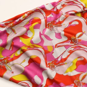 Pattern Silk Fabric-109