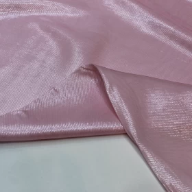 Plain Pink Lurex Chiffon Fabric - 010