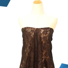 Black French Lace Fabric - 030