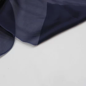 Charade Blue Organza Fabric- 108