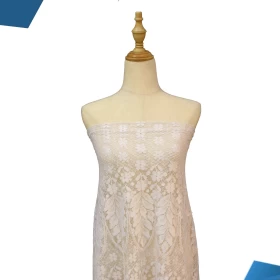 White French Lace - Fabric