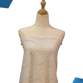 White French Lace - Fabric