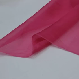 Mulberry  pink Organza Fabric- 019