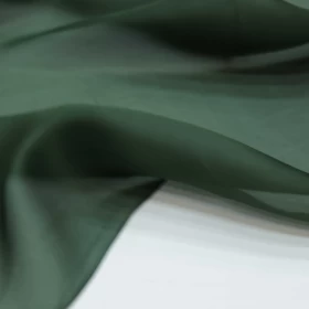 Olive Green Organza Fabric- 046