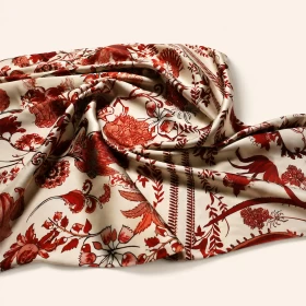 Pattern Silk Fabric-91