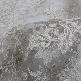 Wedding Dress - Hard Lace Fabric