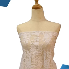 White French Lace - Fabric